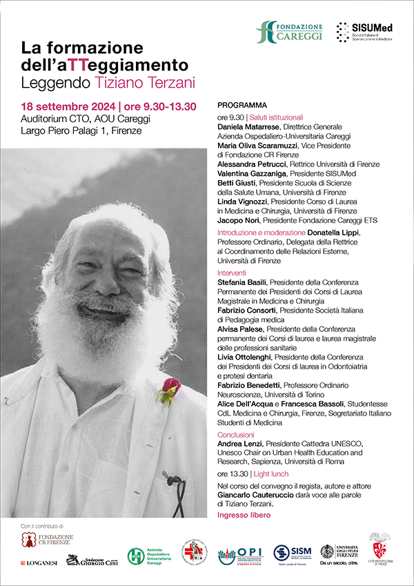 Convegno “La Formazione dell’atteggiamento: leggendo Tiziano Terzani”, 18 settembre 2024